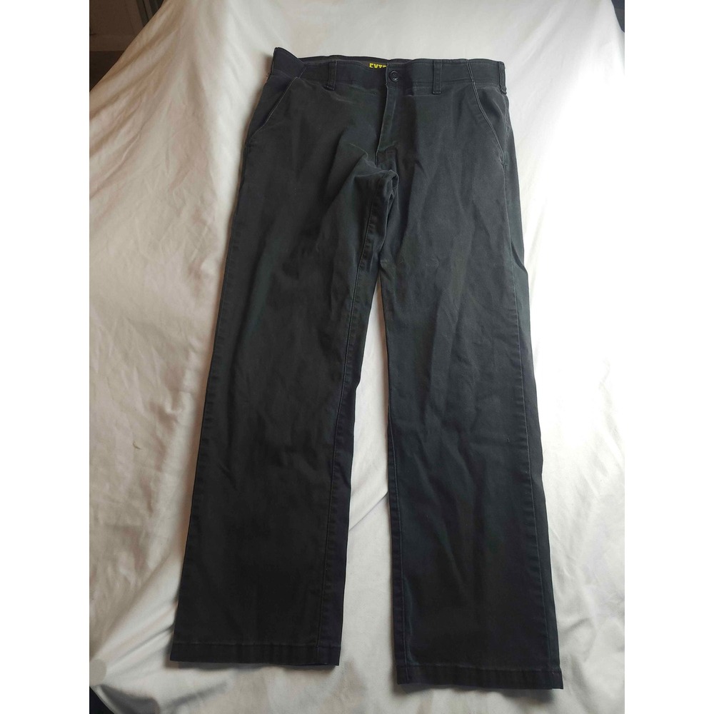 Lee Extreme Comfort Straight Fit Pants Black 34x30 4273501 Mens Chino Trouser